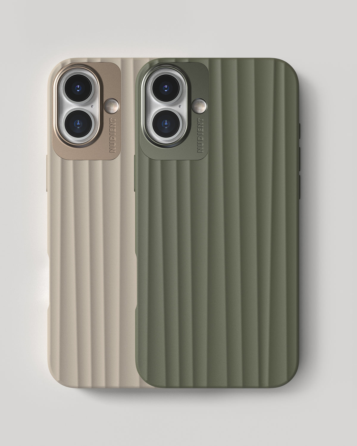 Bold Case - iPhone 16 Plus - Linen Beige & Olive Green